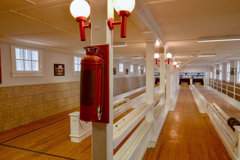 bowling alley